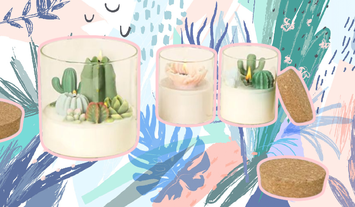 Plant Themed Scented Candle 